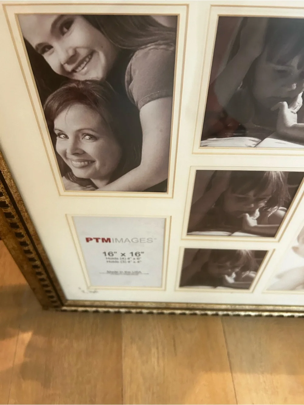 Gold Multi-Opening Photo Frame